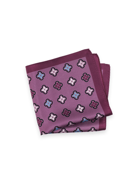 Patterned Silk Pocket Square
