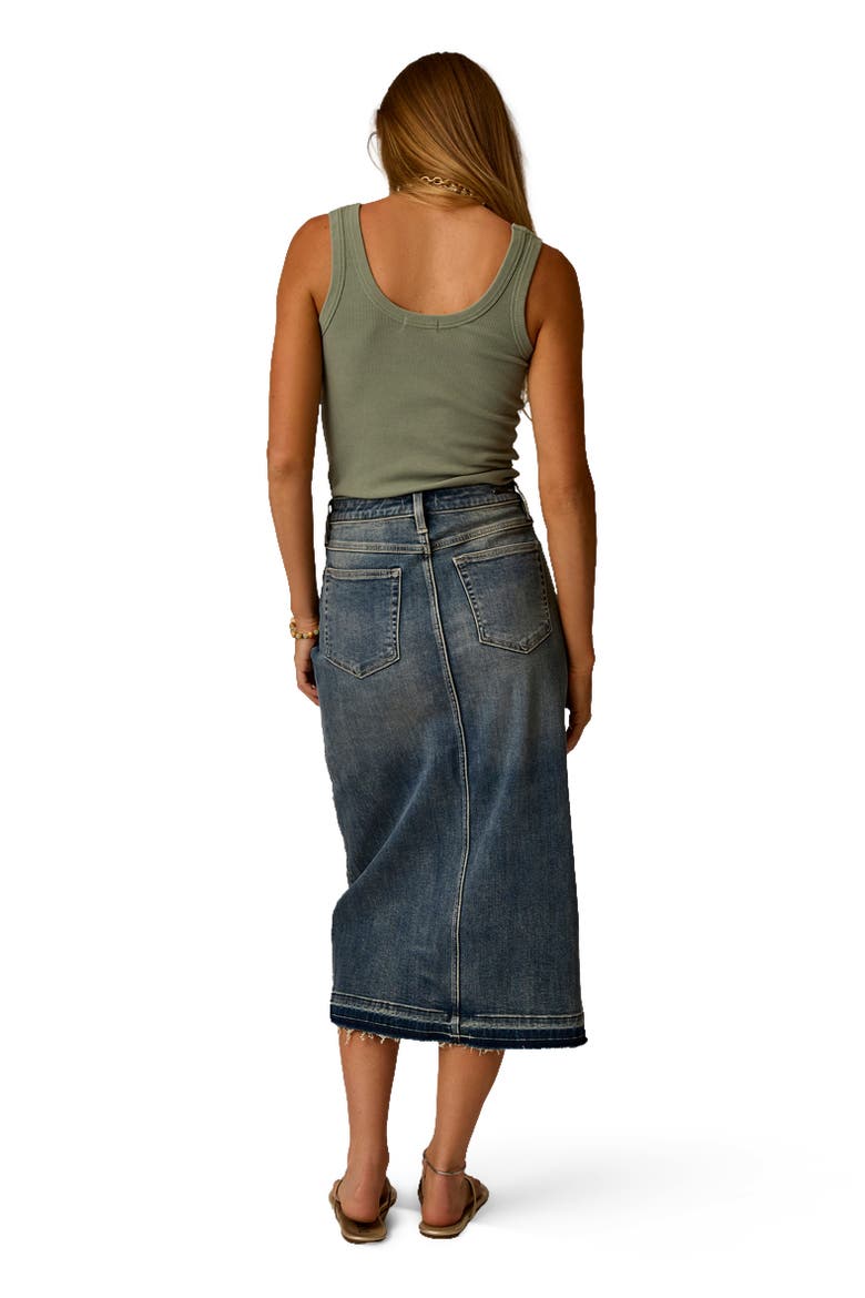 Atlas Denim Skirt, Alternate, color, Favorite Fade