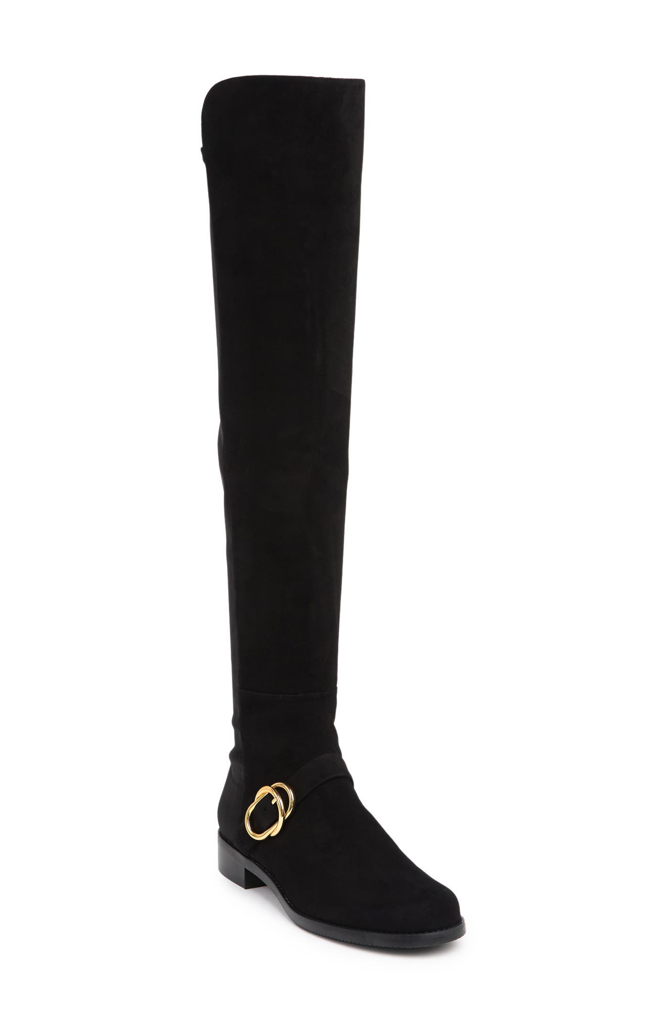 Stuart Weitzman Siella Buckled Over-the-Knee Boot, Main, color, 