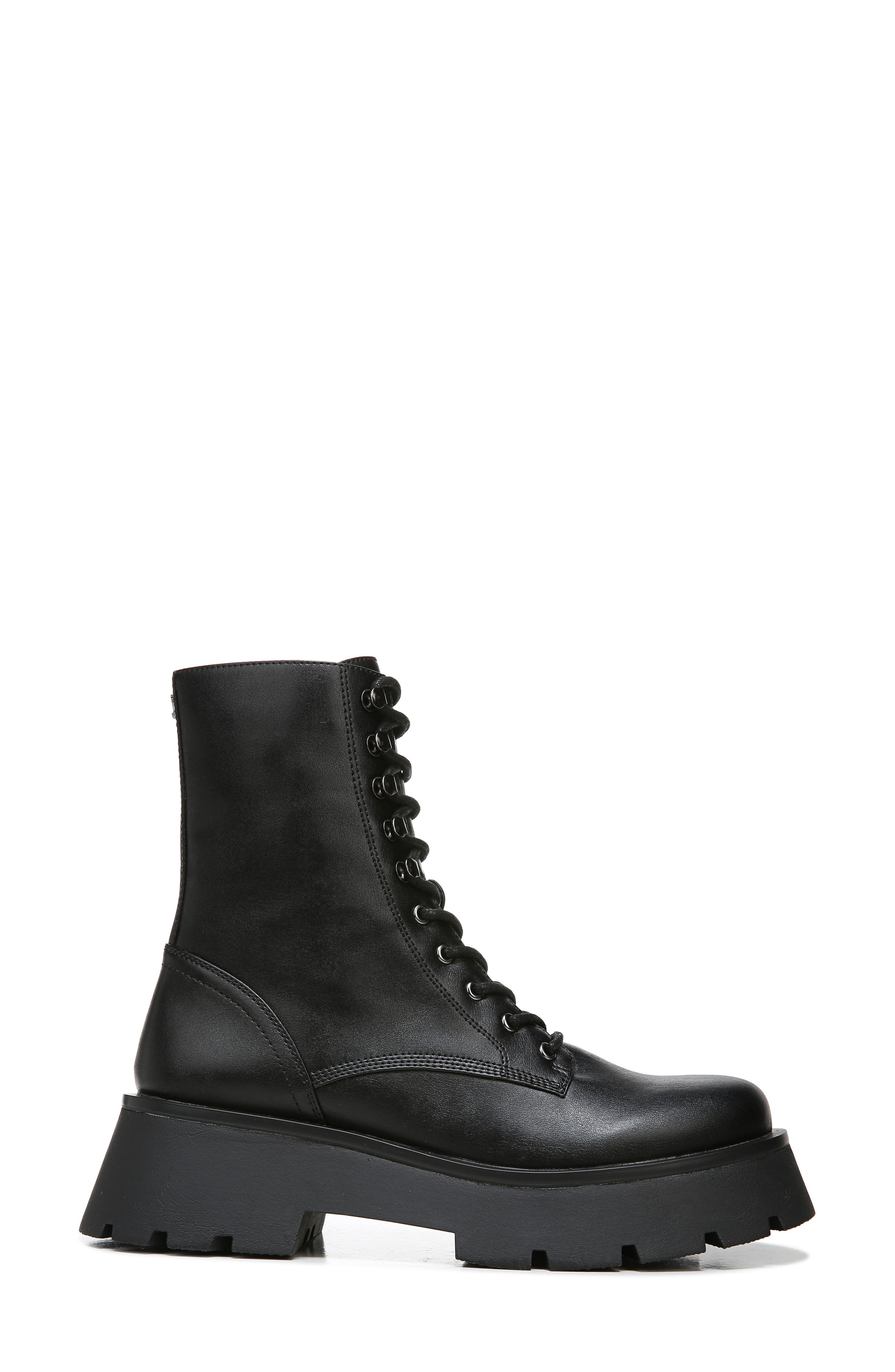 Circus by Sam Edelman Lolita Platform Combat Boot, Alternate, color, BLACK