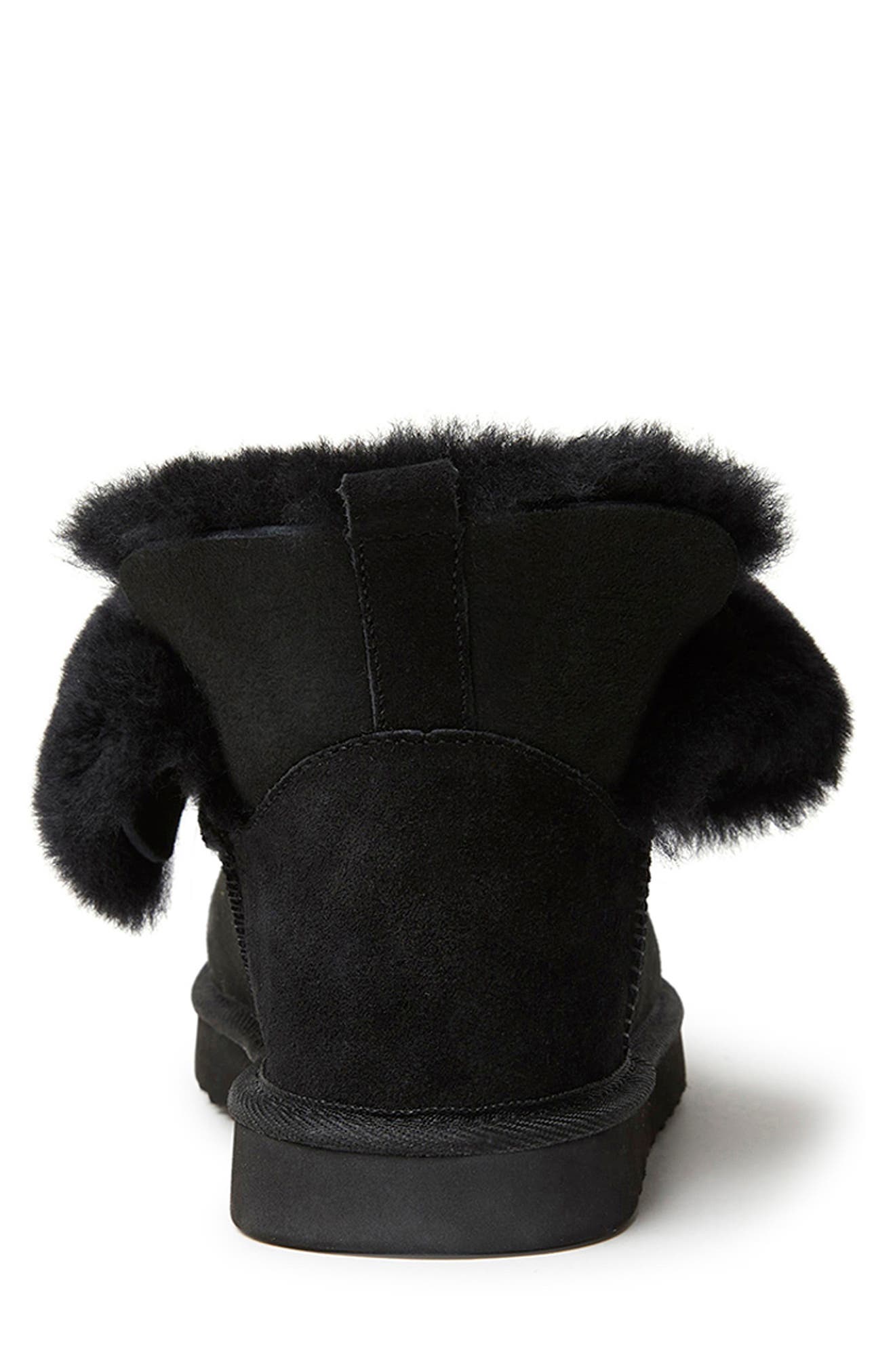 DEARFOAMS Perth Genuine Shearling Foldover Bootie, Alternate, color, 
