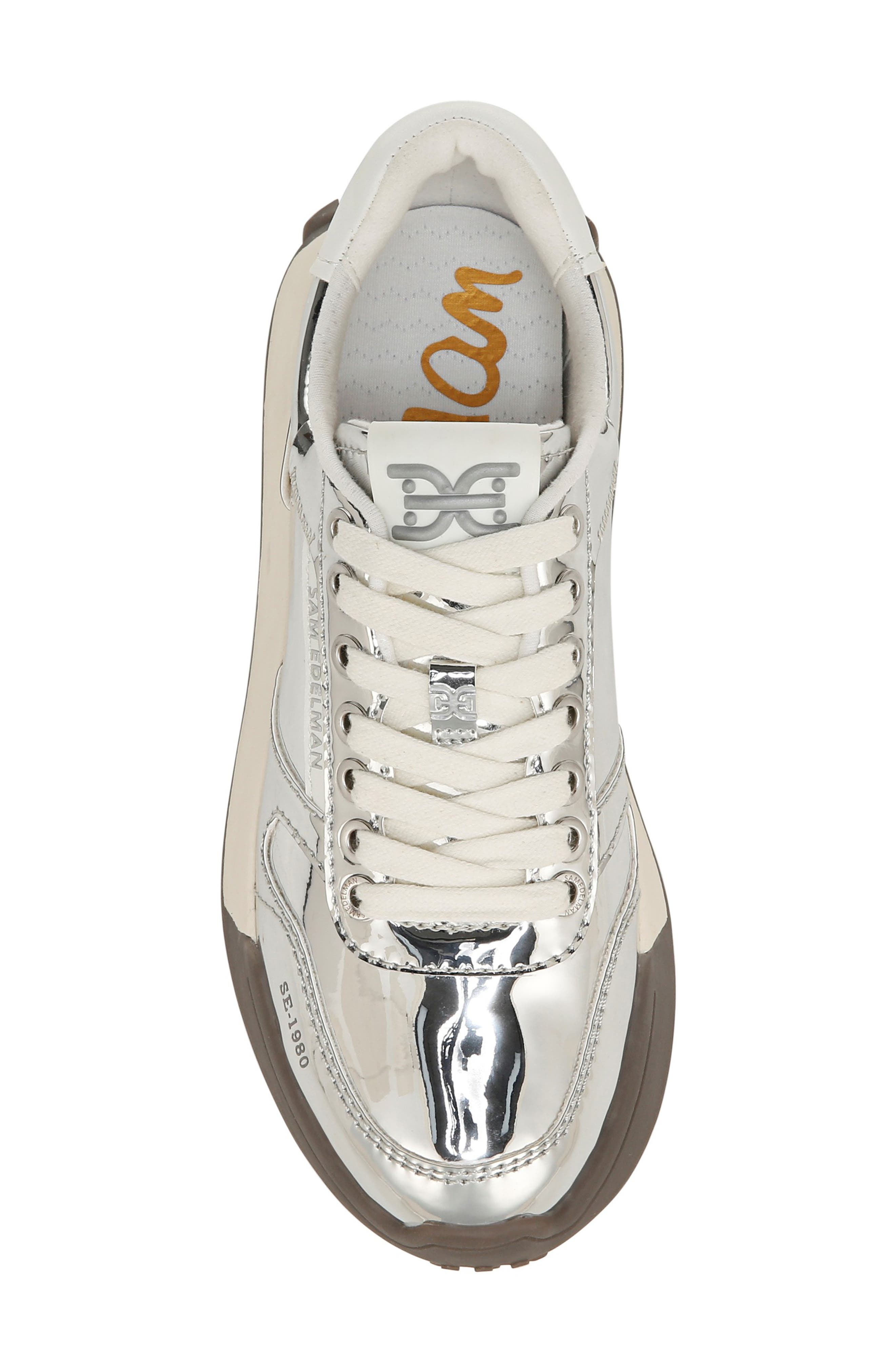 Sam Edelman Layla Sneaker, Alternate, color, Silver