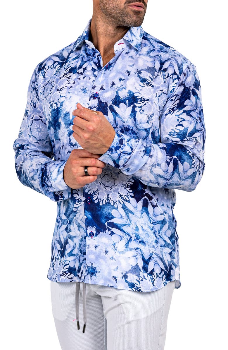 Maceoo Fibonacci Marthyr 0282 Contemporary Fit Button-Up Shirt, Alternate, color, 