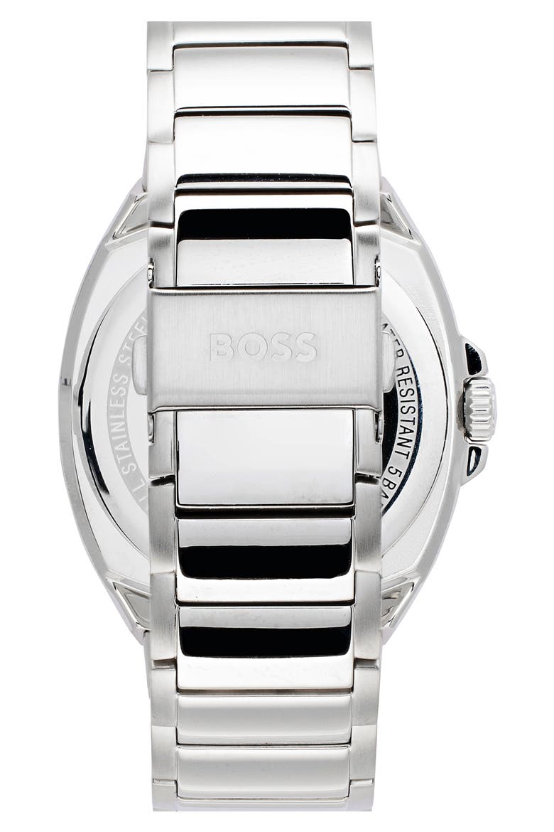 Walker Bracelet Watch, 41mm, Alternate, color, BLACK/ SILVER