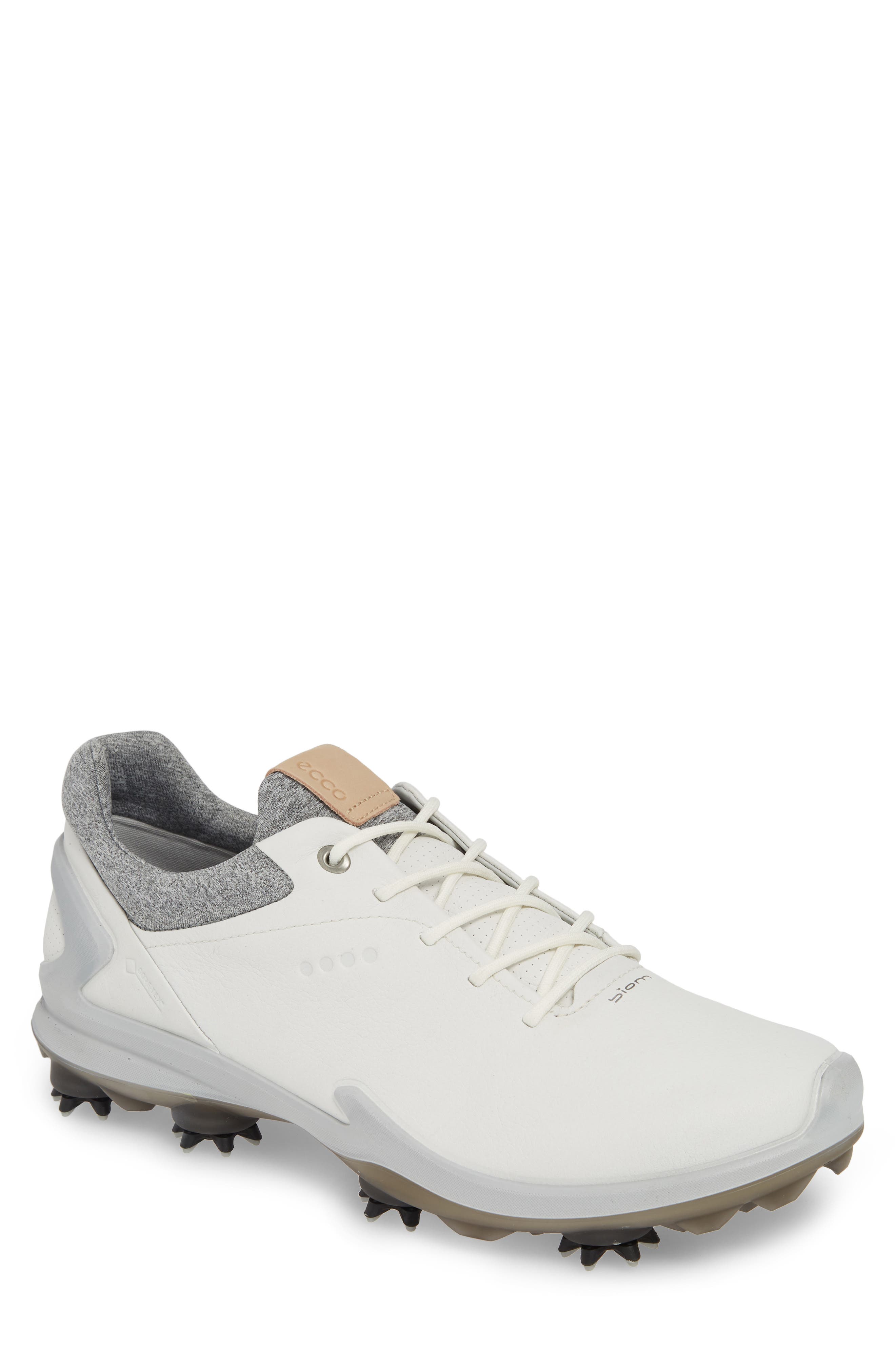 BIOM® G 3 Gore-Tex® Golf Shoe, Main, color, SHADOW WHITE LEATHER