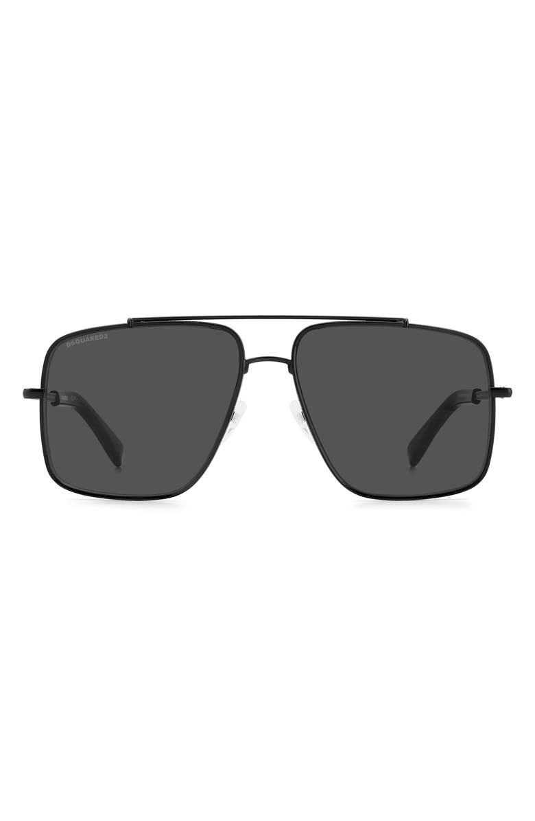 Dsquared2 60mm Square Sunglasses, Main, color, 