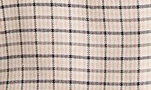 Vince Micro Check Button-up Shirt In Neutral