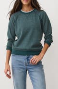 Marine Layer Daisy Raglan Sleeve Sweatshirt