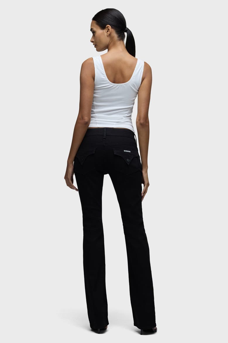 Beth Mid-Rise Baby Bootcut Jean, Alternate, color, Black