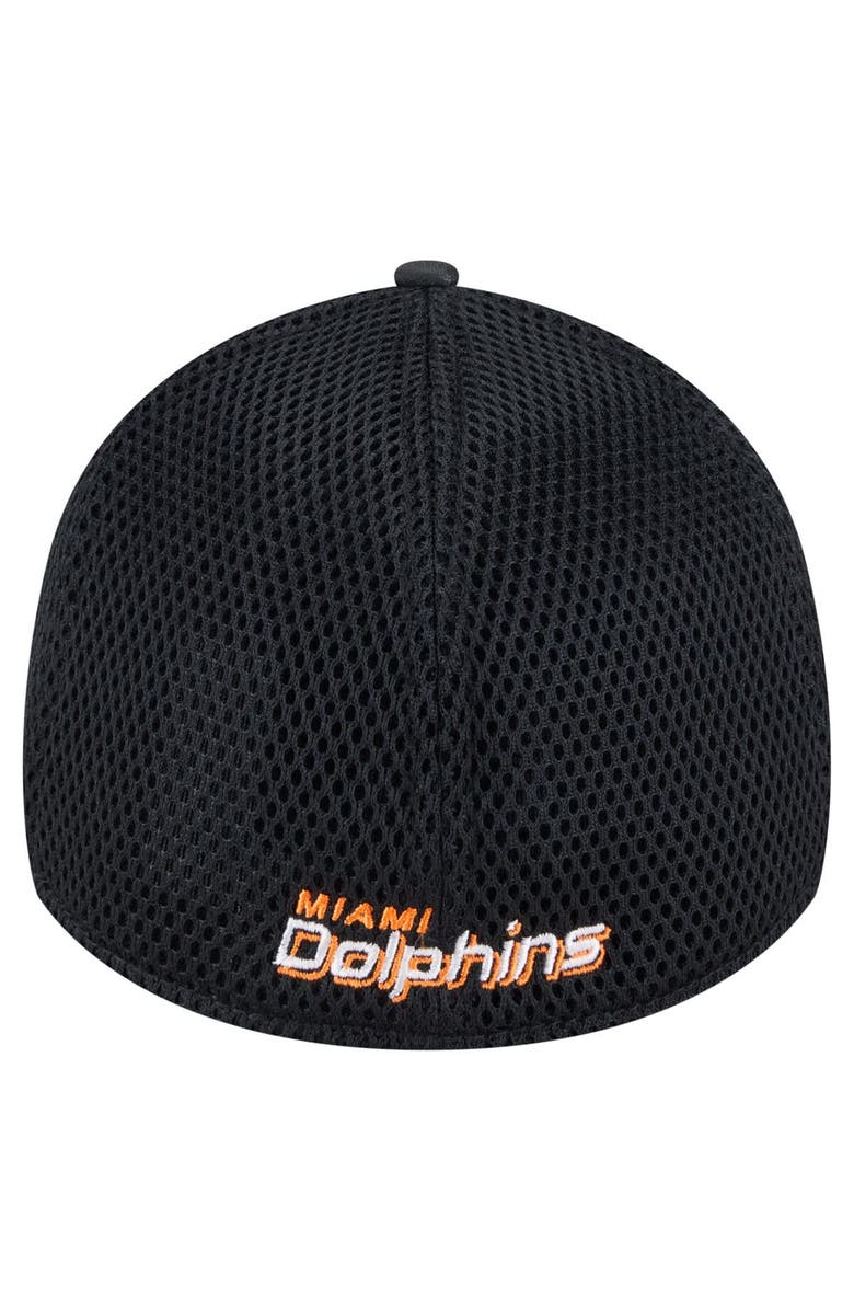 New Era Men's New Era Black Miami Dolphins Active Camo 39THIRTY Flex Hat, Alternate, color, 