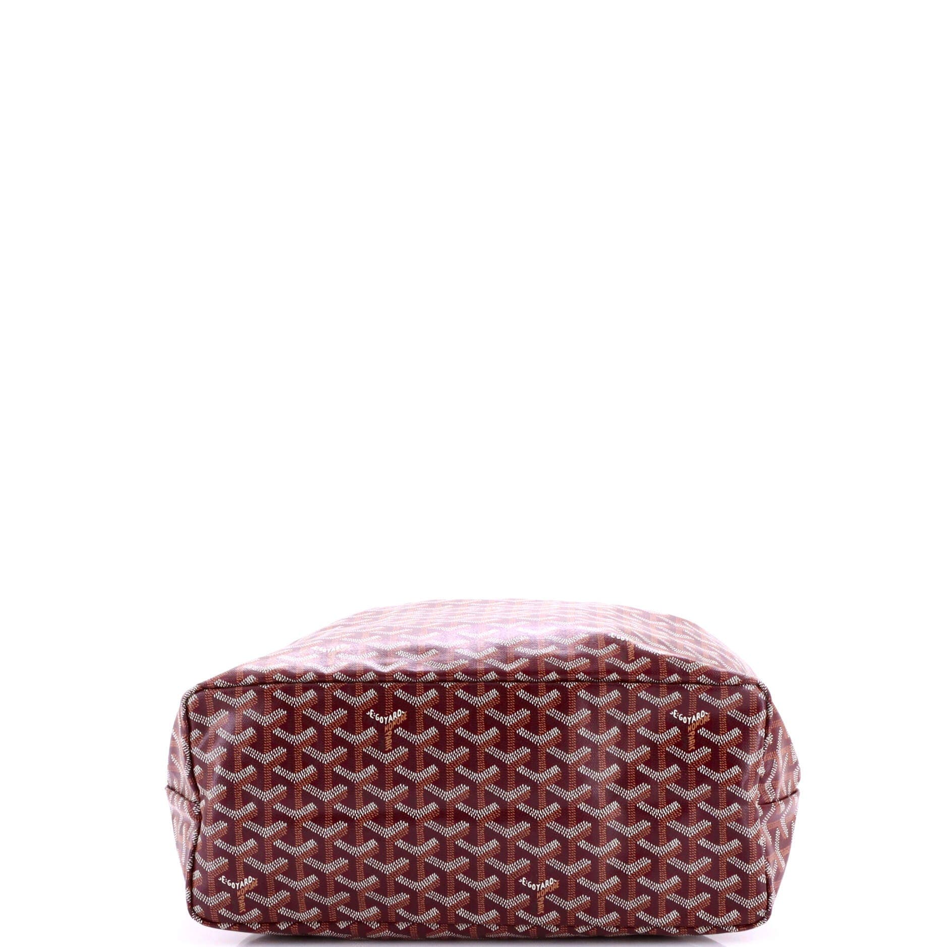 Pre-Owned Goyard Saint Louis Tote Coated Canvas PM, Alternate, color, Red