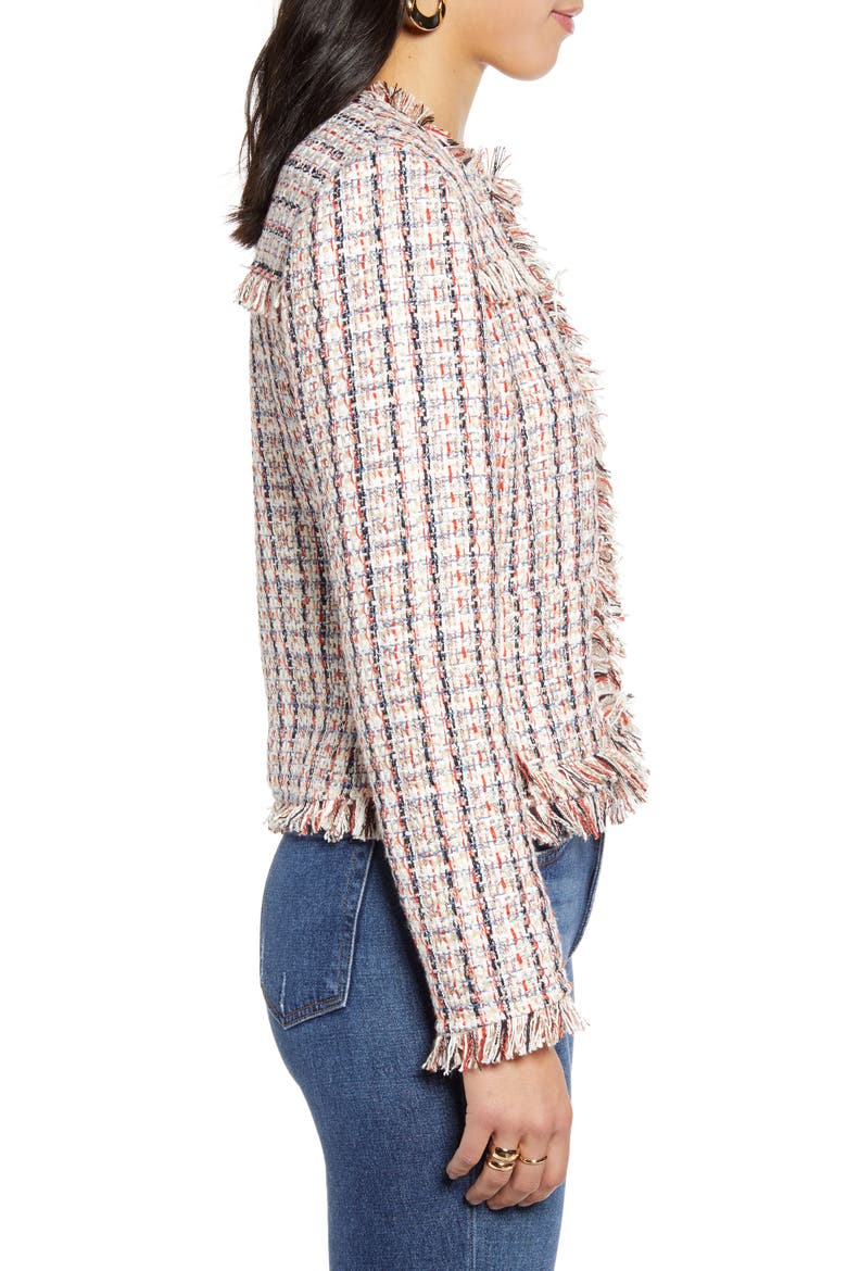 Tweed Jacket, Alternate, color, IVORY MULTI TWEED