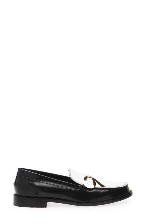 Giambattista Valli Bow Two-tone Loafer