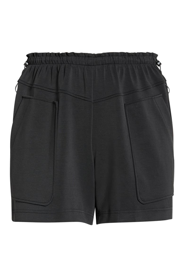 Skyrise Shorts with V-Yoke, Alternate, color, BLACK
