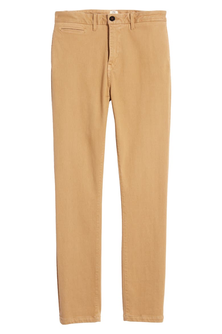 Denit Slim Fit Chinos, Alternate, color, KHAKI