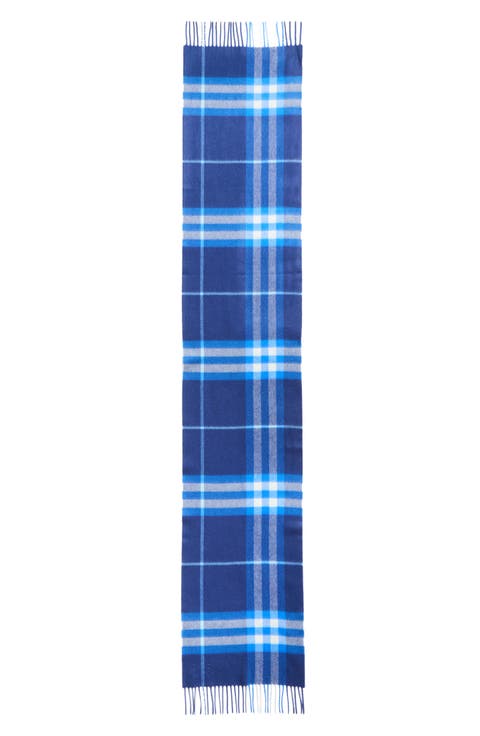 Giant Icon Check Cashmere Scarf