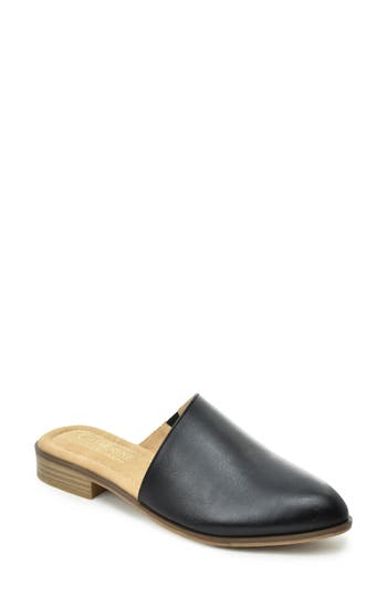 Catherine Catherine Malandrino Asymmetric Mule Flat In Black