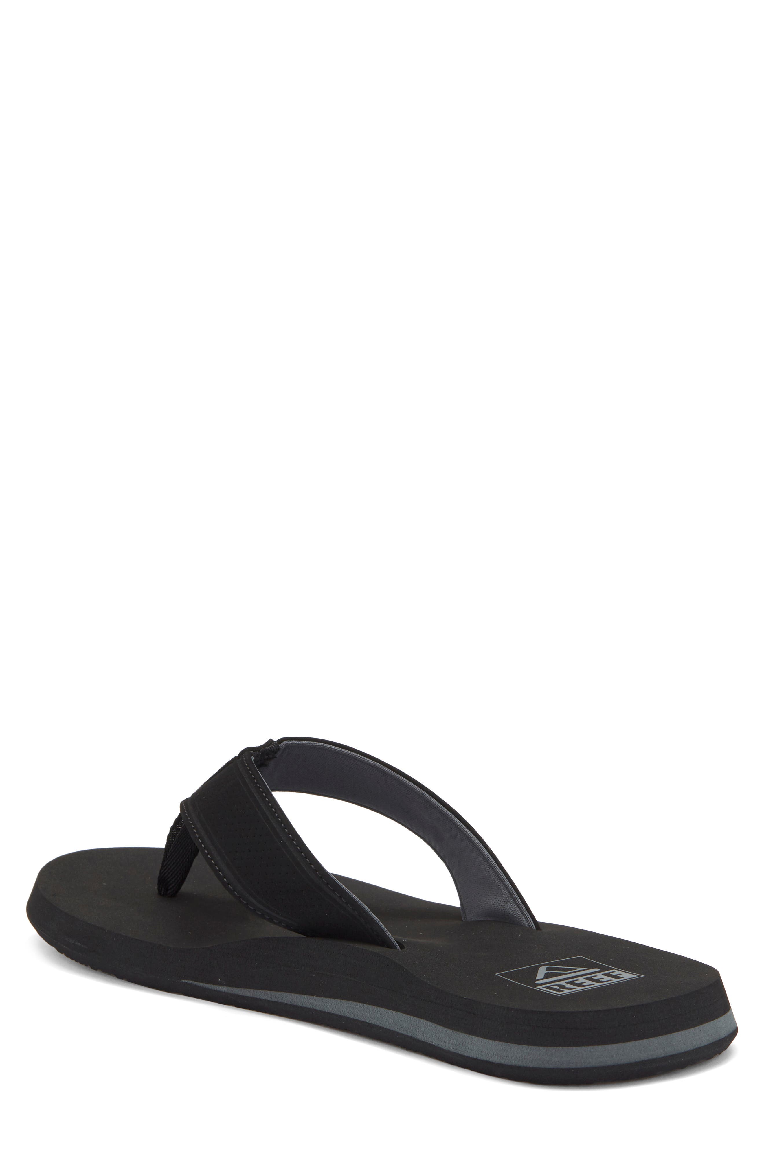 The Layback Flip Flop, Alternate, color, BLACK