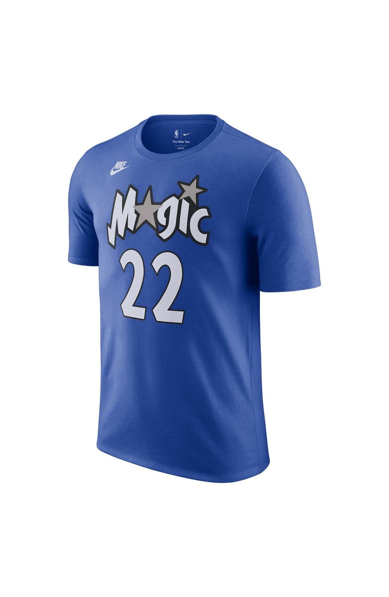 Nike Men's Nike Franz Wagner Blue Orlando Magic 2023/24 Classic Edition Name & Number T-Shirt, Alternate, color,