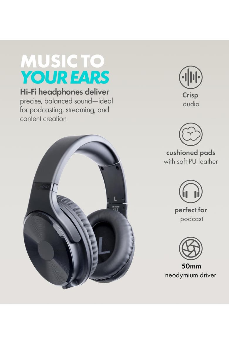 PodPro-TH Portable Podcasting Bundle for 2 for Smartphones and Computers, Alternate, color, Black