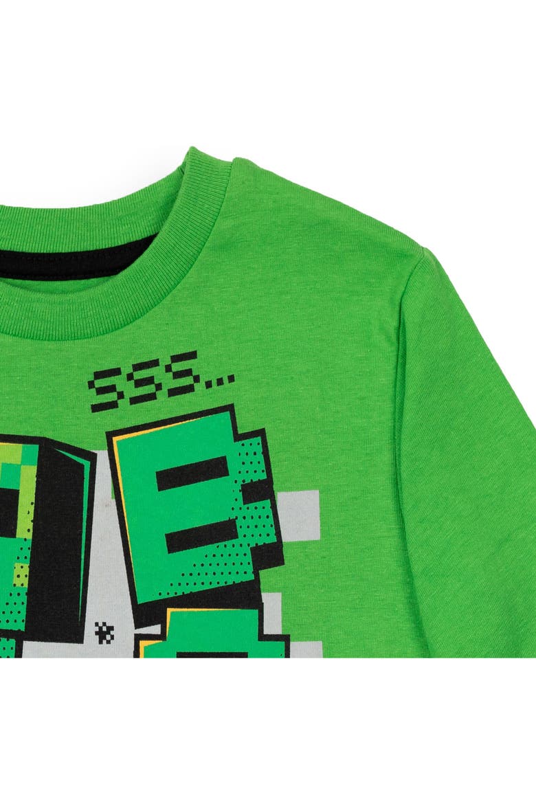 Long Sleeve T-shirt 2-pack (little Kid & Big Kid), Alternate, color, Ivory Green