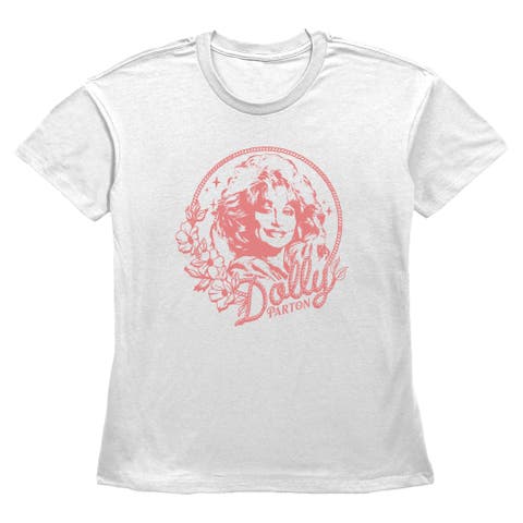 Women's Artistic Lasso Badge Short Sleeve T-Shirt