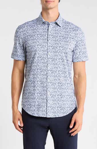 Miles OoohCotton® Navy Button-Up Shirt