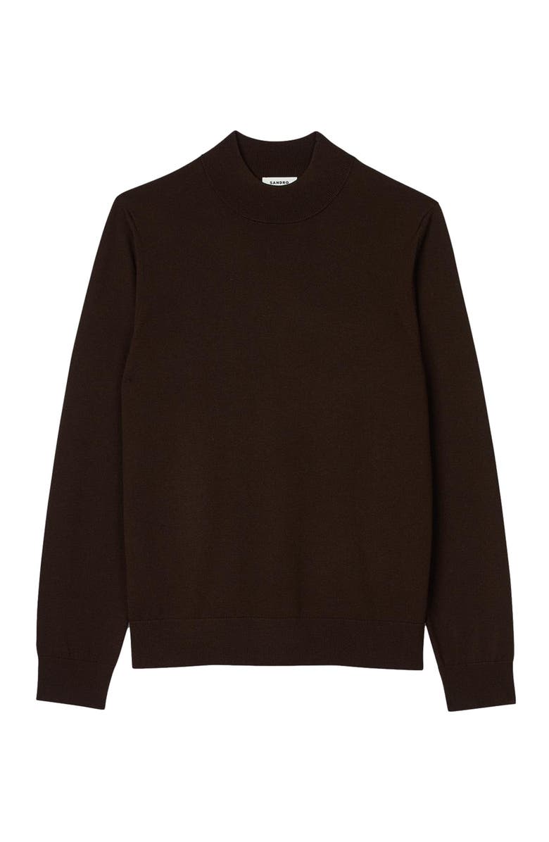 SANDRO Mock neck sweater, Alternate, color,