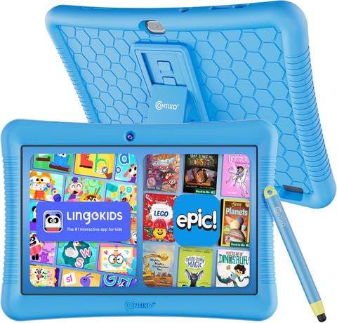 10.1" Android 15 Tablet with Kids Stand Case