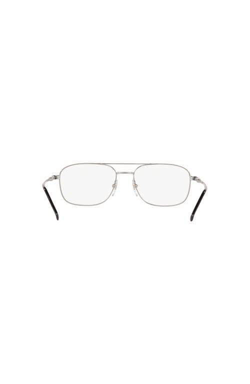 Sferoflex 56mm Square Optical Glasses In Metallic