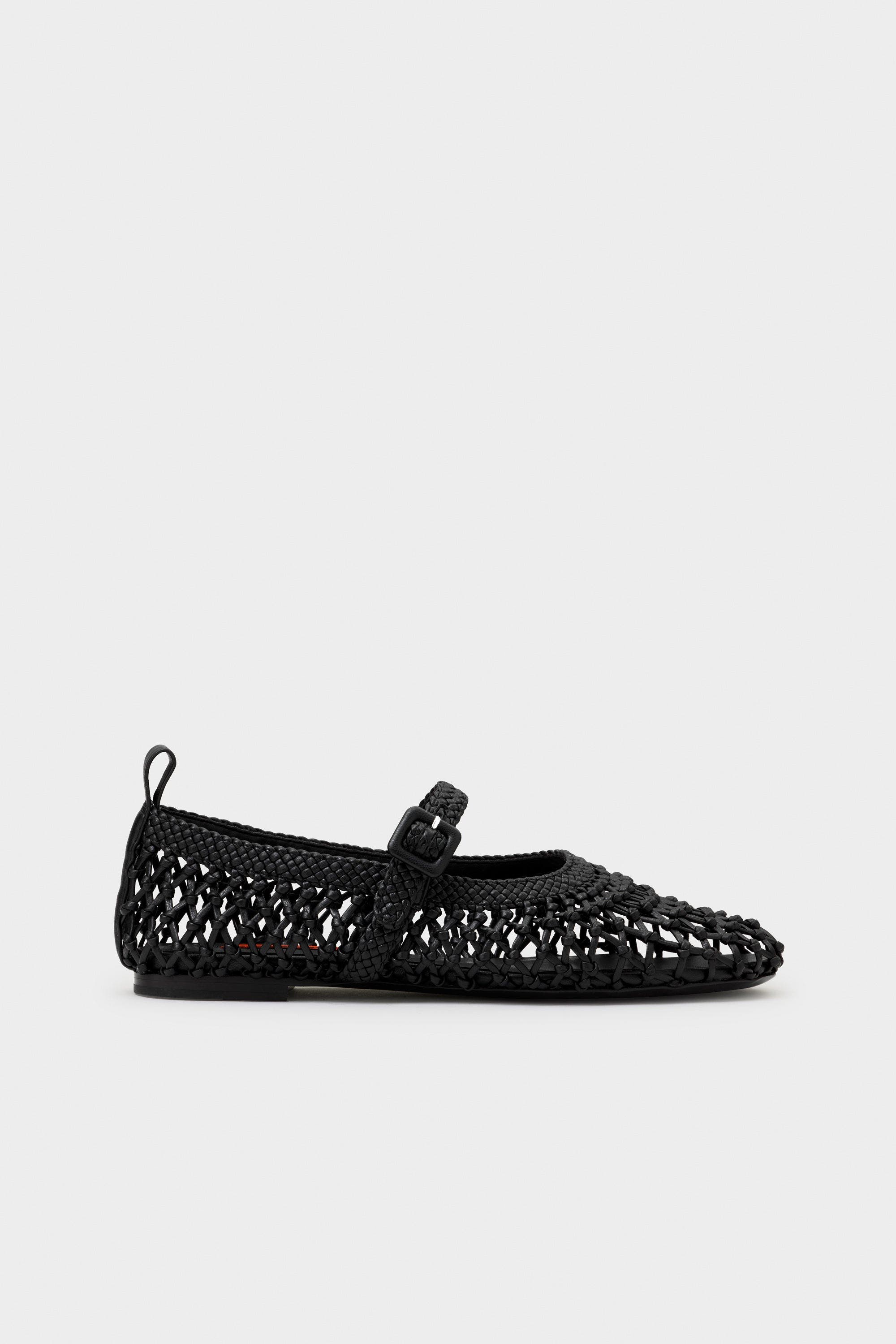 SIMONMILLER Knotted Riad Flat, Main, color, Black
