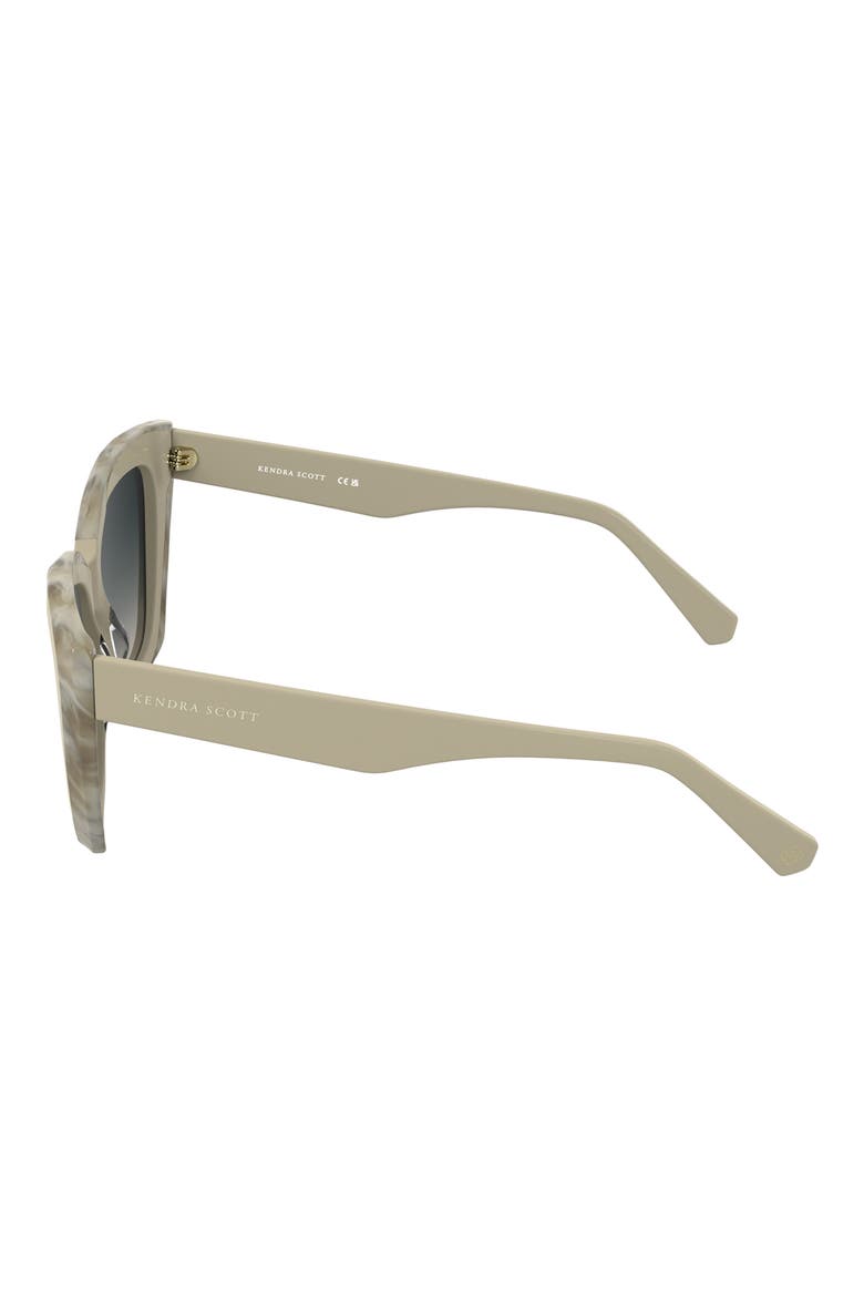 Katherine 56mm Gradient Cat Eye Sunglasses, Alternate, color, CREAM/ MOTHER OF PEARL