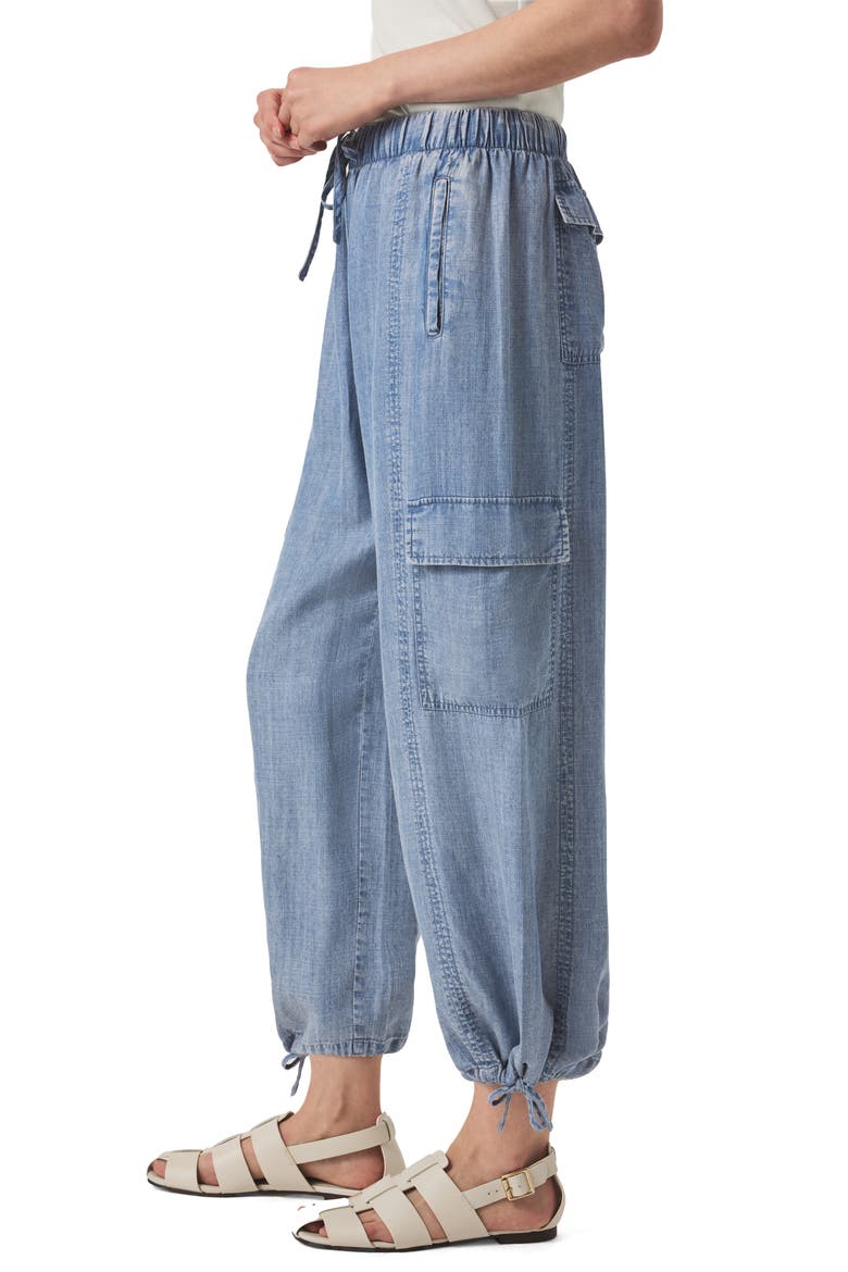 Kamryn Pull-On Cargo Pants, Alternate, color, INDIGO