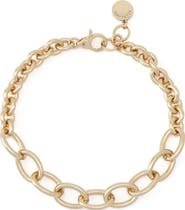 AllSaints Flex Oval Link Chain Bracelet