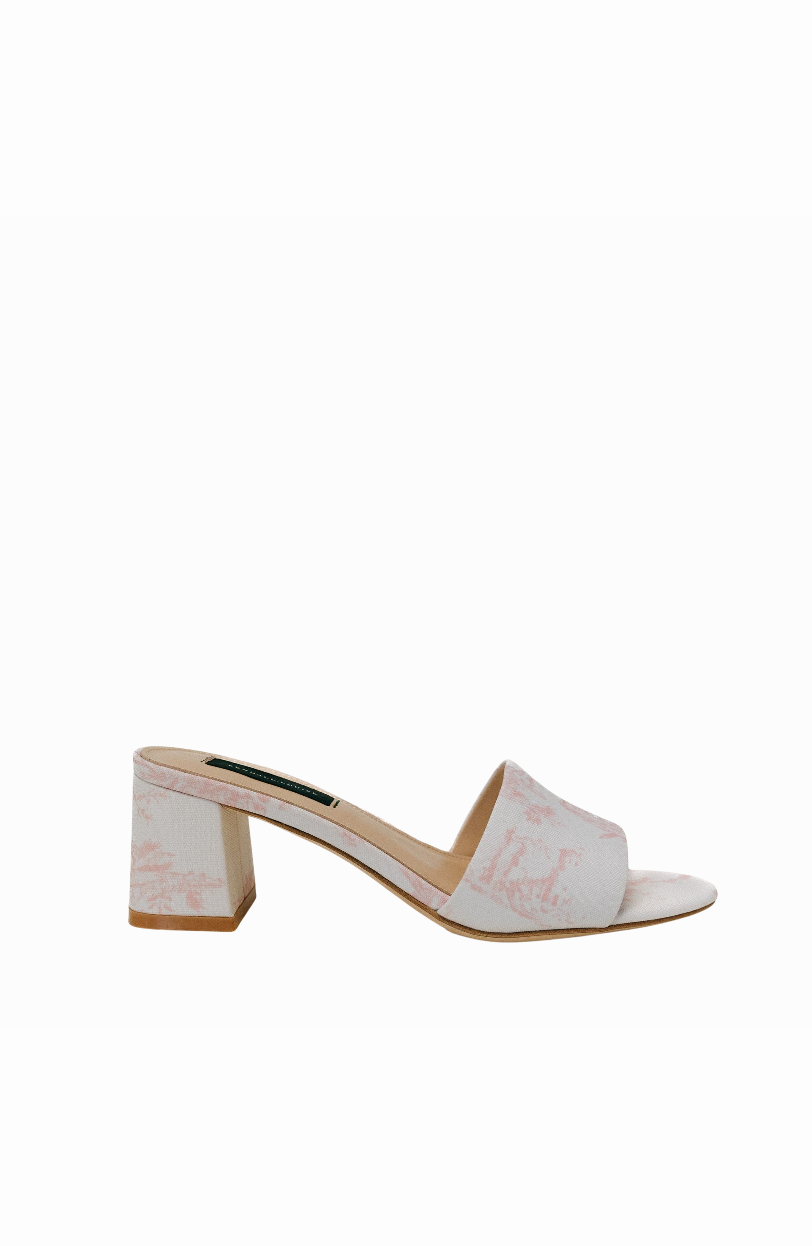 Abigail Heels, Alternate, color, Pink Toile