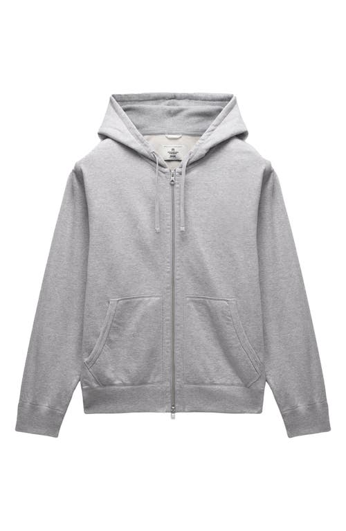 Reigning Champ Midweight Terry Standard Full Zip Hoodie In Gray