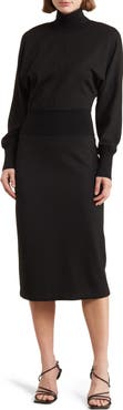 Theory Long Sleeve Sweater Dress