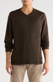 NICOBY Crinkle Heathered Sweater