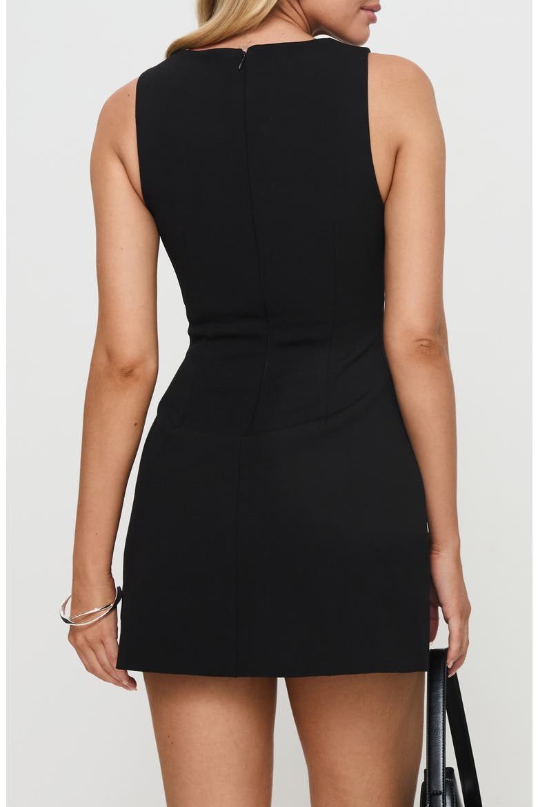 Anse Sleeveless Minidress, Alternate, color, BLACK