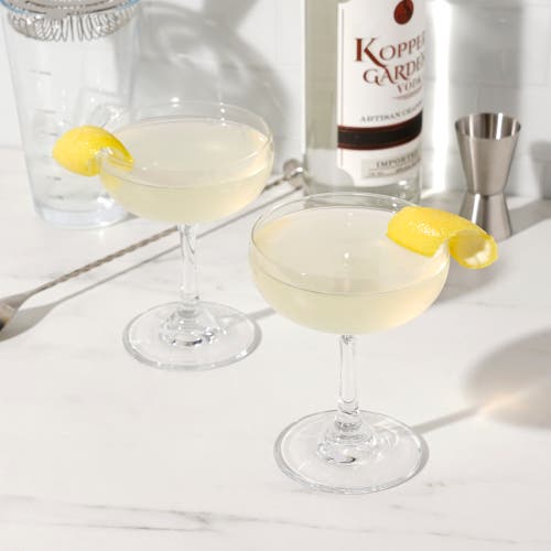 True 7 oz Coupe Glasses, Set Of 4 In Transparent
