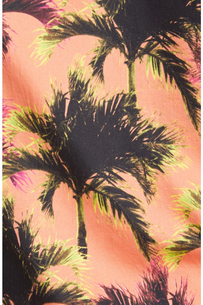 Coastal Palm Print Jacket, Alternate, color, PEACH PALMS