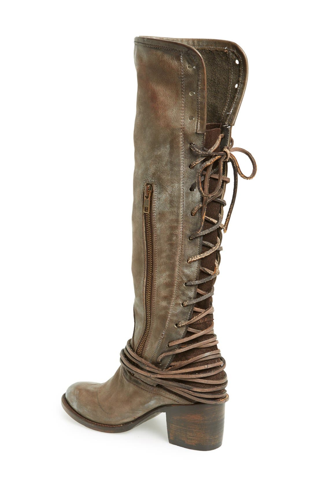 Freebird by Steven 'Coal' Tall Leather Boot, Alternate, color, 