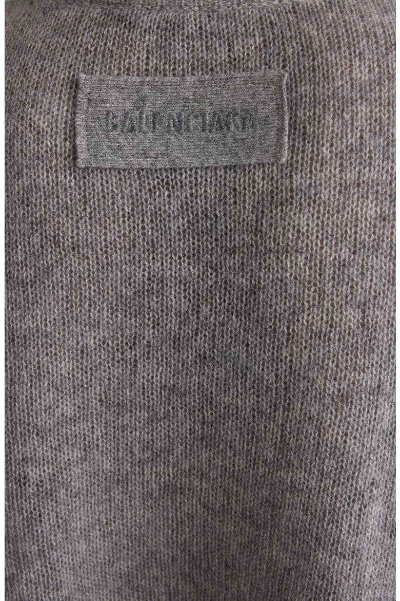 Crop Cashmere Sweater, Alternate, color, 1167 HEATHER GREY