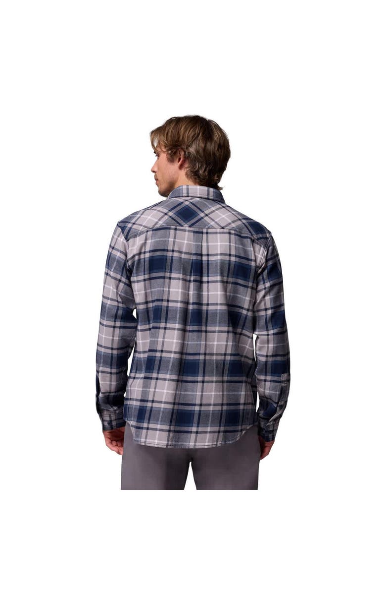 Columbia Men's Columbia  Navy Dallas Cowboys Flare Gun Long-Sleeve Button-Up Flannel Shirt, Alternate, color, Navy
