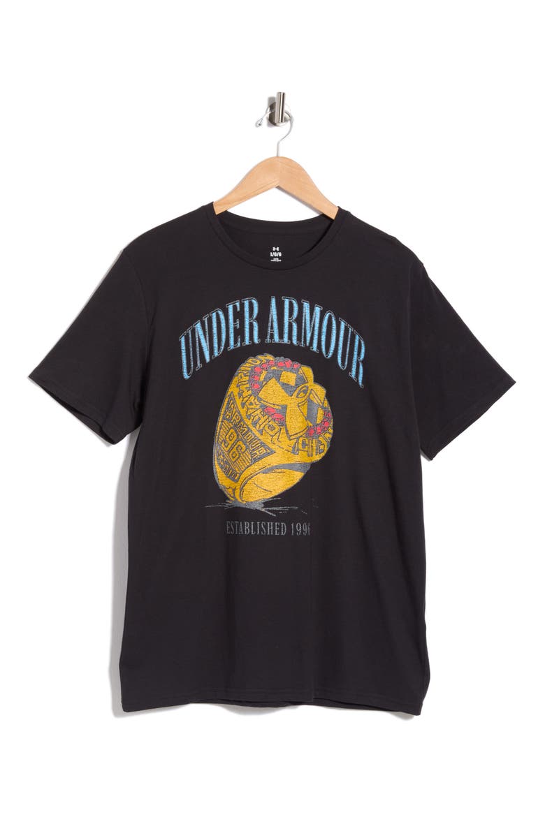 Champ Ring Graphic T-Shirt, Main, color, 001 BLACK