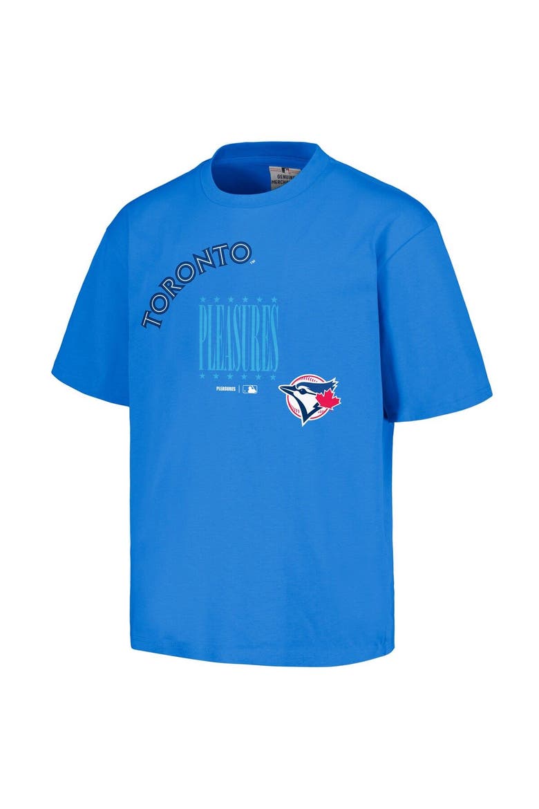 Men's PLEASURES  Royal Toronto Blue Jays Repurpose T-Shirt, Alternate, color, Royal