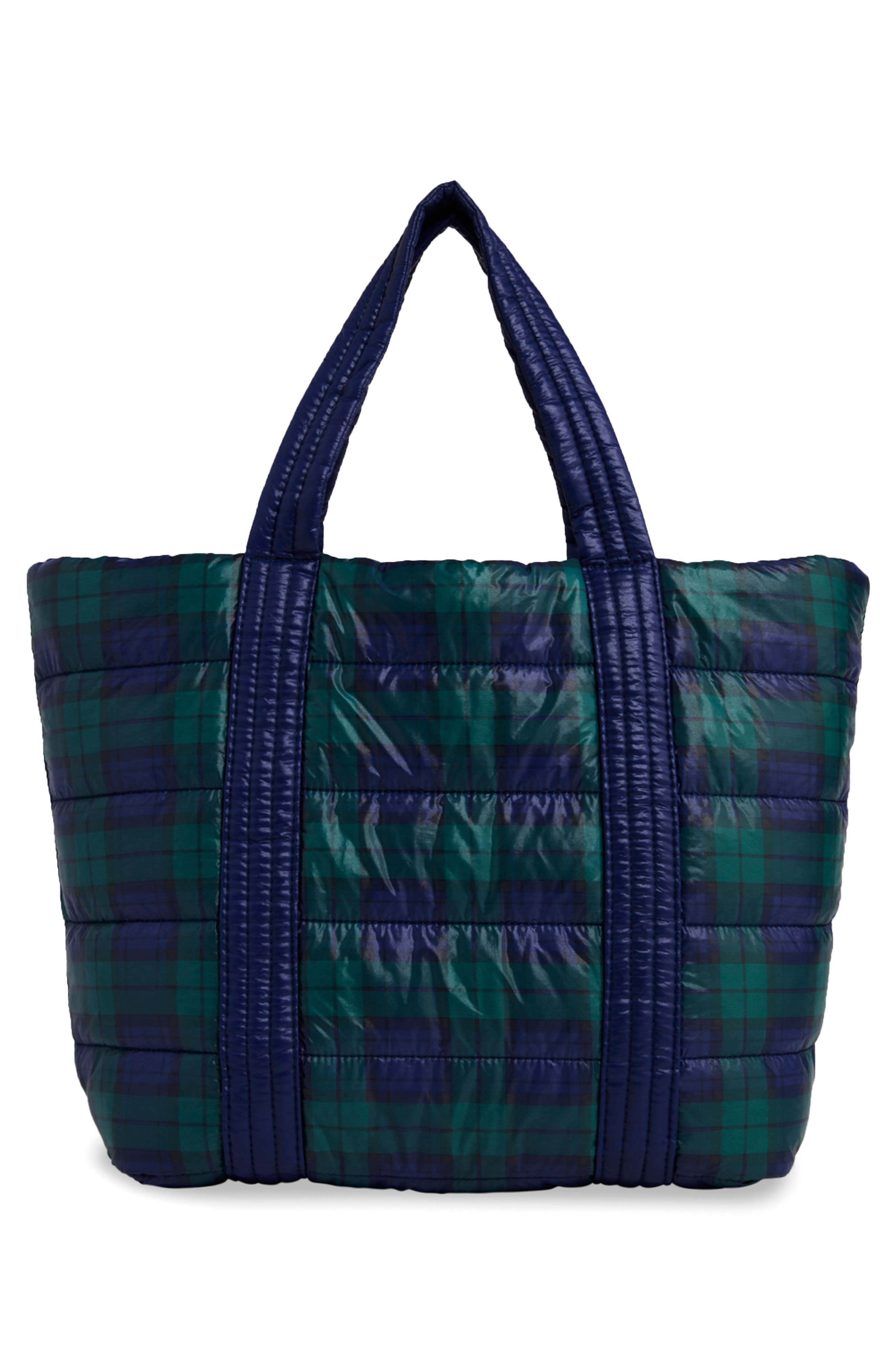 vineyard vines Colorblock Puffer Tote, Alternate, color, 