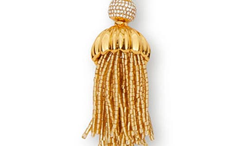 Lele Sadoughi Chateau Rope Tassel Necklace In Gold