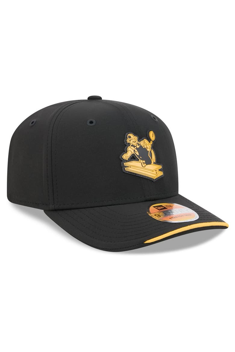 Men's New Era Black Pittsburgh Steelers 2026 Sideline Throwback 9SEVENTY Adjustable Hat, Alternate, color, Black