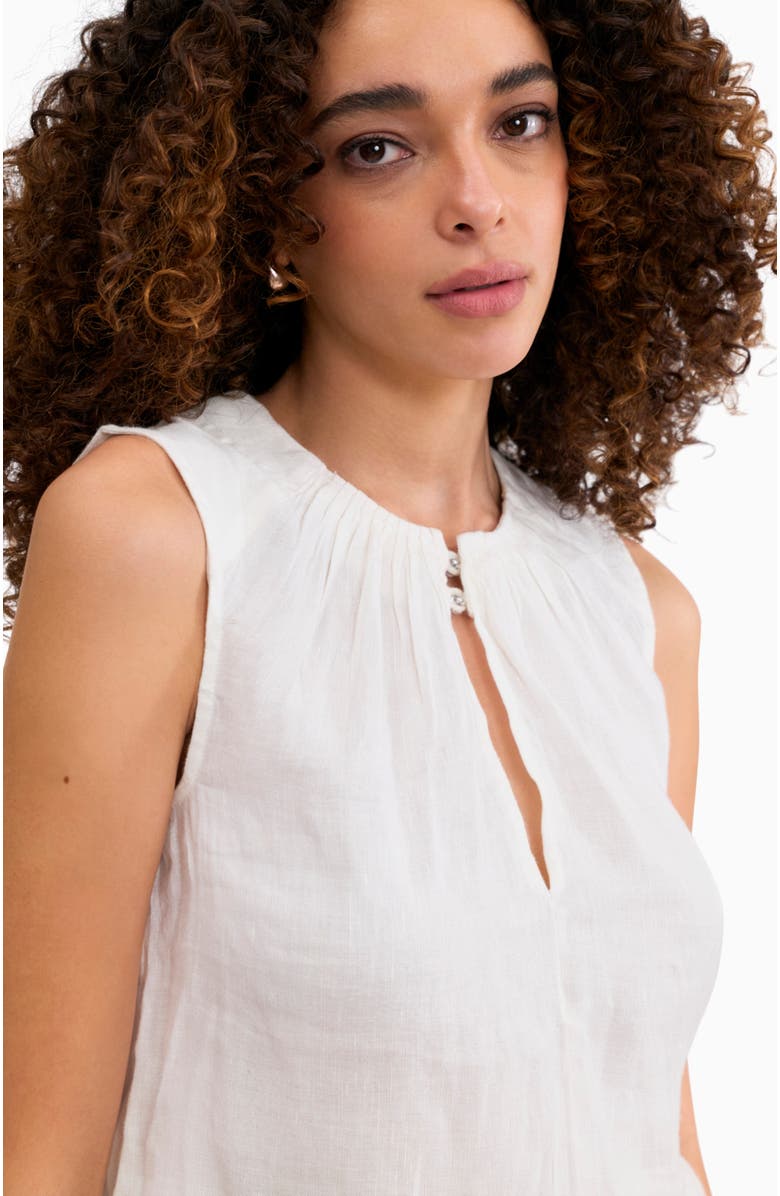 Rebecca Taylor Cleo Top, Alternate, color, Ivory